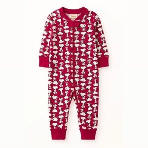 Hanna Andersson x Peanuts Red Snoopy Sleeper Baby Size 18-24 Months